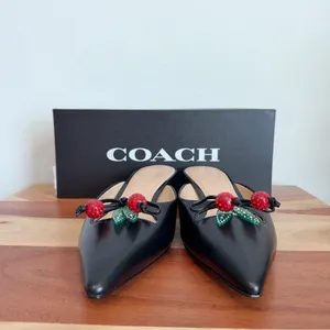 NWT Coach Mule With Cherries size US7 thumbnail 7