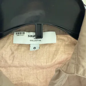 Saunders Collective Beige Ruched Shirt Dress thumbnail 8