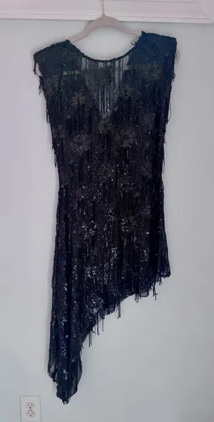 ZARA Sequin Dress Mini thumbnail 1