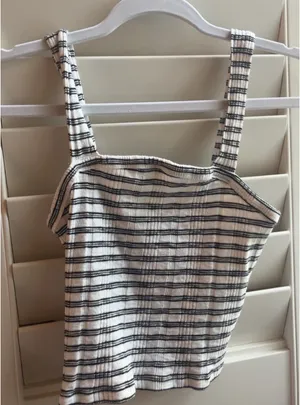 American Eagle Striped Tank Top  thumbnail 1