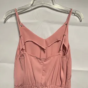 Women's Pink Pleated Sleeveless Midi Dress Size Medium thumbnail 9