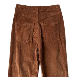 Anthropologie Pilcro Corduroy Pants Brown High Rise Straight Wide Leg Cuffed 25 thumbnail 5