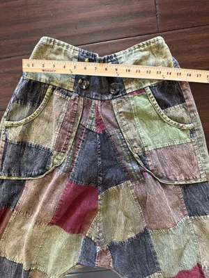 GOA Patchwork Cargo Harem Pants thumbnail 5