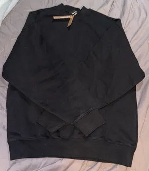 Boyfriend Fleece Crew Neck Pullover 'Onyx' thumbnail 2