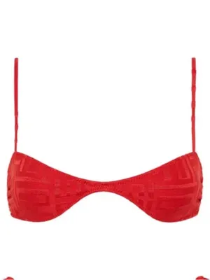 Triangl Swim Red Textured Celeste / Este Swimsuit thumbnail 5