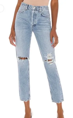 Agolde Jamie Distressed Jeans size 29 blue thumbnail 1