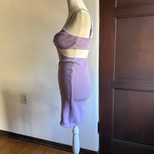 White Fox Boutique Lilac Unreal Mini Dress with Cutouts | Small BNWT thumbnail 4