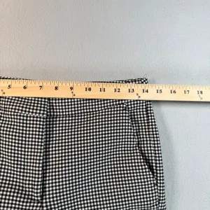 Zara Women Black White Gingham Check Slim Fit Ankle Pants Size Small S 26 thumbnail 6