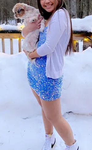 Lucy in the Sky Blue Sequence Mini Dress thumbnail 2