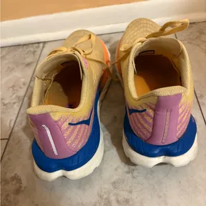 Hoka Mach 5 Running Shoes in Orange, Pink, & Blue thumbnail 9