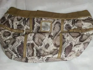 Miche snake print textured shell Tan thumbnail 1