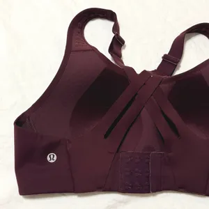 Lululemon AirSupport Bra High Support, 34C –DDD Cups in Cassis / Red Merlot thumbnail 5
