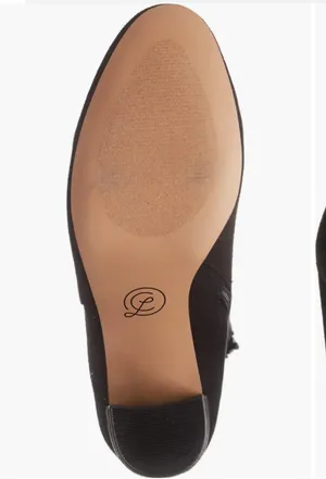 Chinese Laundry Black Suede Booties thumbnail 2