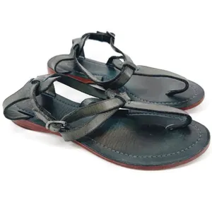 Frye Taylor Sandals‎ Leather Thong Blue/Green Women’s 8.5 Bohemian thumbnail 9
