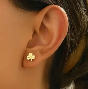 Boutique Elegant and Sexy Clover Leaf Stud Earrings thumbnail 4