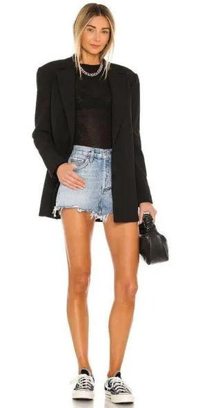 AGOLDE Parker Shorts in Encore Distressed Size 24 thumbnail 1