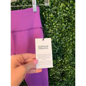 Girlfriend Collective Purple High Rise Leggings Size XS NWT thumbnail 2