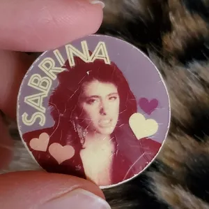 Vintage sabrina brooch​​​ Purple thumbnail 1