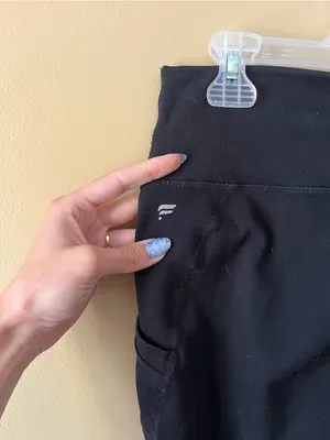 Fabletics Black High-Waist Ruched Side Leggings thumbnail 6
