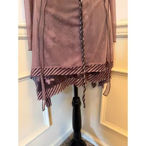 Vintage 90s/Y2K "We...Do" Made in France Whimsigoth Layered Tunic Top Fairy Goth thumbnail 4
