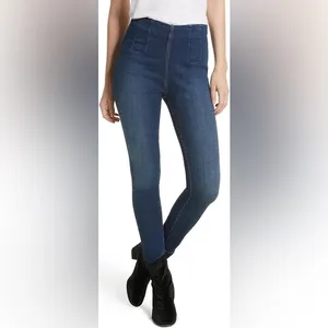 Free People - Denim Elastic Waist Jeans - brand new condition! 👖 thumbnail 11