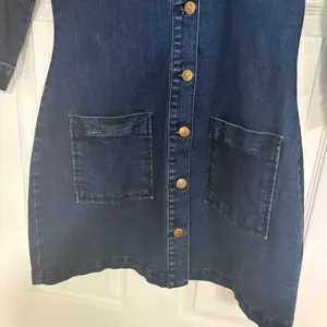 MINKPINK Denim Button Front Dress Size‎ Medium thumbnail 5