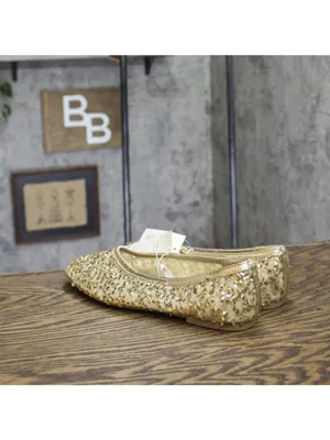 A New Day Womens Sammie Shoes Ballet Flats 94685488 Gold Yellow 8.5M thumbnail 2