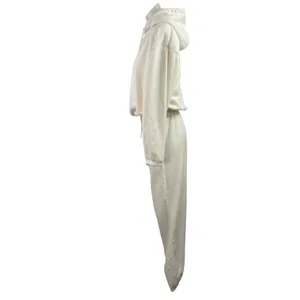 MP MyProtein Women's Cream Lounge Hoodie Hooded Sweatpants 2 Piece Set Size S thumbnail 2