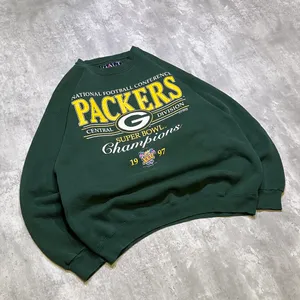 Vintage 1996 Green Bay Packers Super Bowl Champions 97’ Heavyweight Cotton Crewneck Sweatshirt thumbnail 2