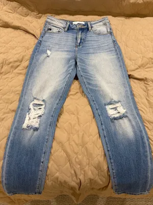 KanCan USA Jeans Distressed Mid-Rise thumbnail 1