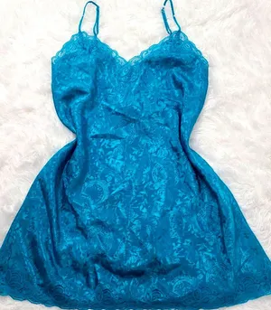 Victoria's Secret Vintage gold label lace slip dress lingerie adjustable straps thumbnail 1
