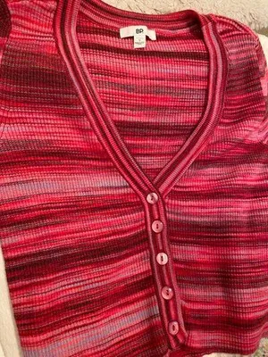 BP Cropped Cardigan Short Sleeve Sweater thumbnail 4