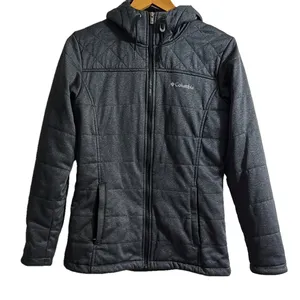 Columbia Gray Puffer Jacket with Quilted Design thumbnail 6