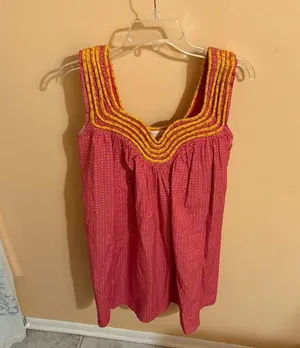 Anthropologie Let Me Be Swing Tunic Dress in Pink thumbnail 5