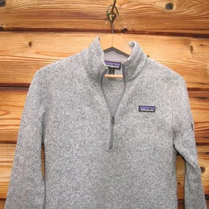 Patagonia Gray Better Sweater 1/4 zip fleece Pullover thumbnail 3