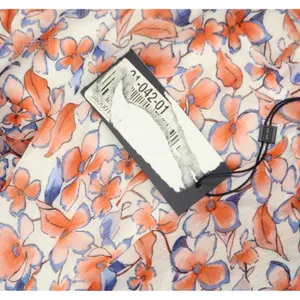 NWT Tommy Hilfiger Sleeve Surplice Midi Dress Ivory Off White / Grenadine Red 12 thumbnail 5