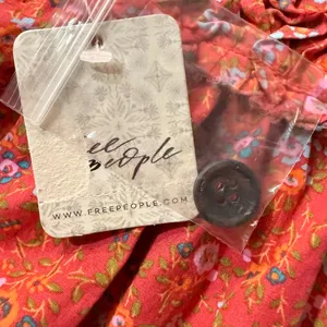 Free People Petunia Mini Dress Poppy‎ Combo Floral Smocked NWT XS thumbnail 11