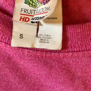Fruit of the Loom Pink and White Love Michigan Short Sleeve Top thumbnail 3