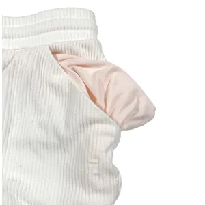 Tommy John Womens White‎ Ribbed Pajama Lounge Jogger Pants Small Cozy PJs EUC thumbnail 5