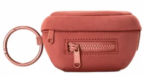 Dagne Dover Ace Mini Keychain Pouch Limited Edition Rhubarb Red NWT thumbnail 1