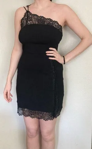 NWT Intimately Free People Sexy Black Slip Dress Size Fits Medium Tagged Large thumbnail 1
