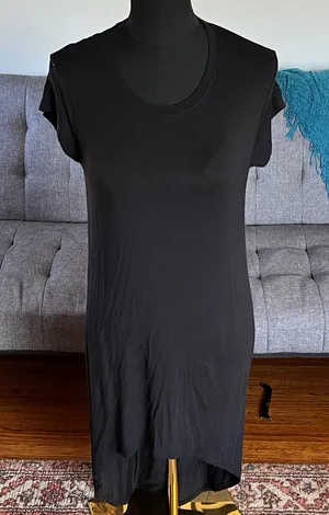 Joah Brown Classic Black Tee shirt dress. Size S/M thumbnail 1