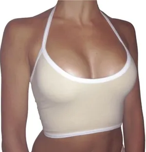 Unbranded Mini Light Yellow Halter Top One Size 2015 thumbnail 1