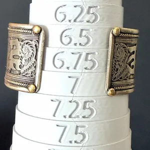 Vintage Tibetan Buddhist Om Mani Padme Hum Mantra Cuff Bracelet thumbnail 6