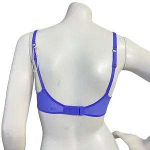 Aerie Smoothez Microfiber Unlined Balconette Bra Purple 32C‎ Underwire NWT thumbnail 3