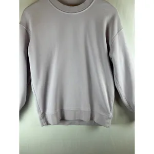 Lululemon Perfectly Oversized Crewneck Sweatshirt Lavender‎ Purple Cotton Size 0 thumbnail 5