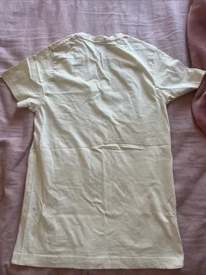 Cream Graphic Tee with Blue Floral Crest thumbnail 3