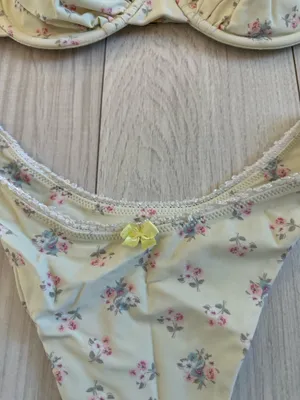 Floral bikini set Yellow Size L thumbnail 2