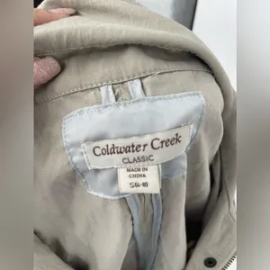 Coldwater Creek classic small beige jacket women's thumbnail 9