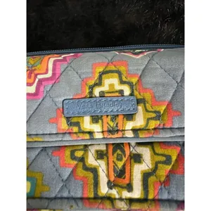 Vera Bradley RFID Riley Compact Wallet Painted Medallions Cotton thumbnail 2
